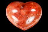 Colorful Carnelian Agate Heart #125733-1